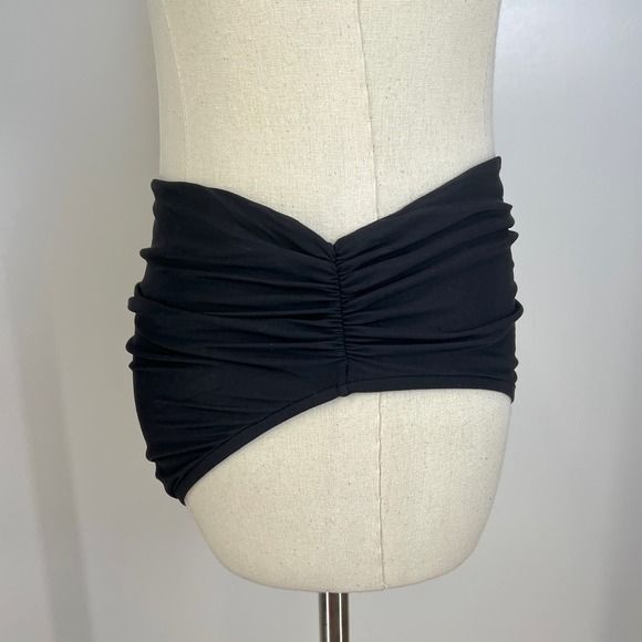 NWT Lenny Neimeyer High Waisted Swim Bottom Black - Picture 4 of 6